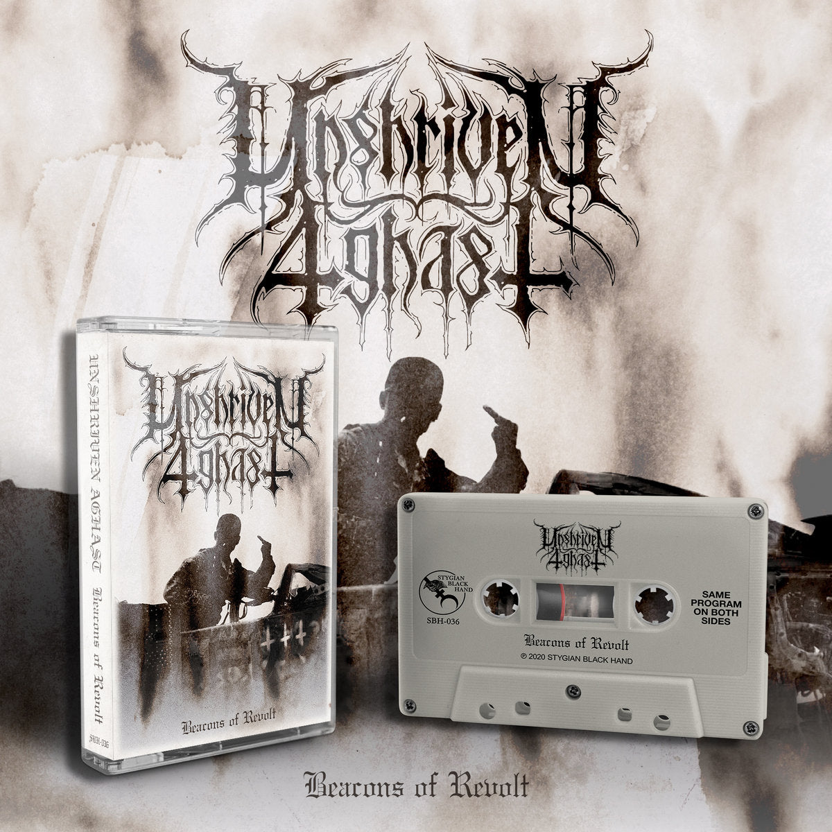 Unshriven Aghast ”Beacons of Revolt” Cassette