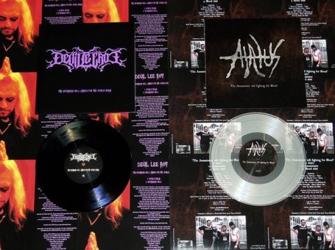 DEVIL LEE ROT / AJATUS split 10"