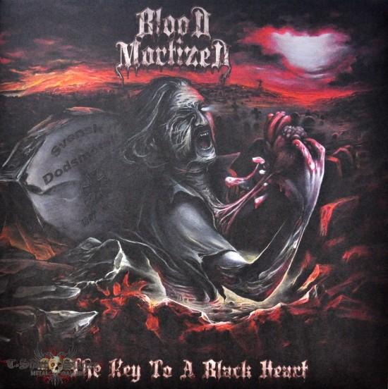 BlLOOD MORTIZED The Key to A Black Heart Gatefold LP