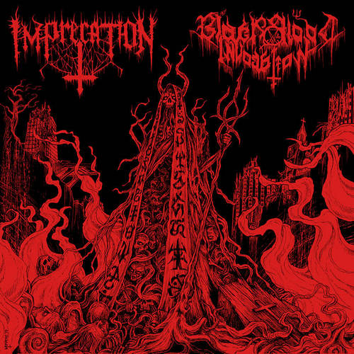 Imprecation / Black Blood Invocation - Diabolical Flames of the Ascended Plague Digi 2CD