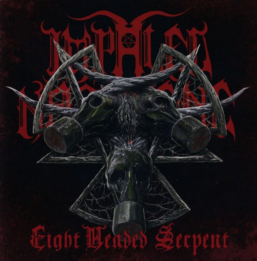 IMPALED NAZARENE Eight Headed Serpent Gatefold LP (yellow swirl vinyl)