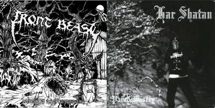 Front Beast / Har Shatan - Laws Of The Cemetary / Pain And Misery (Clear Vinyl)