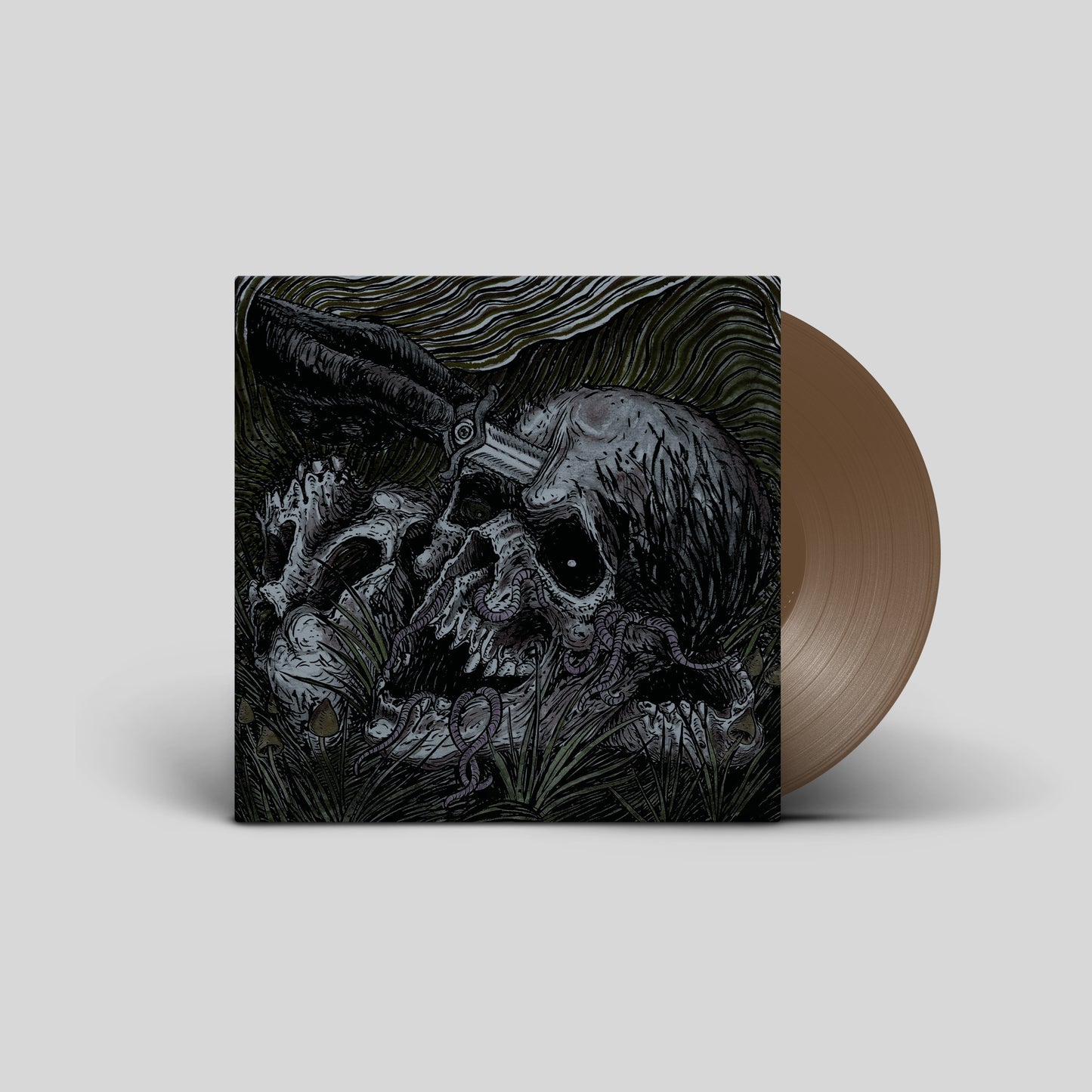 MALTHUSIAN / SUFFERING HOUR Time's Withering Shadow LP Gatefold