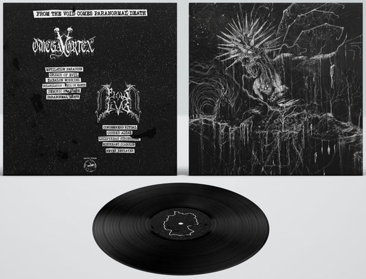 OMEGAVORTEX / PIOUS LEVUS From the Void Comes the Paranormal Death LP