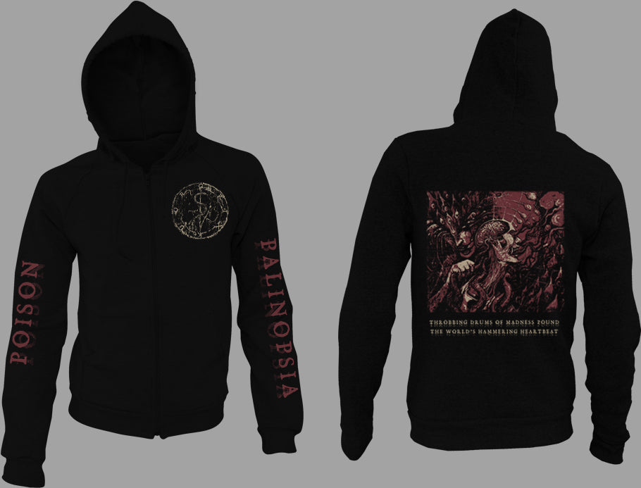 QRIXKUOR Poison Palinopsia Zipper Hoodie