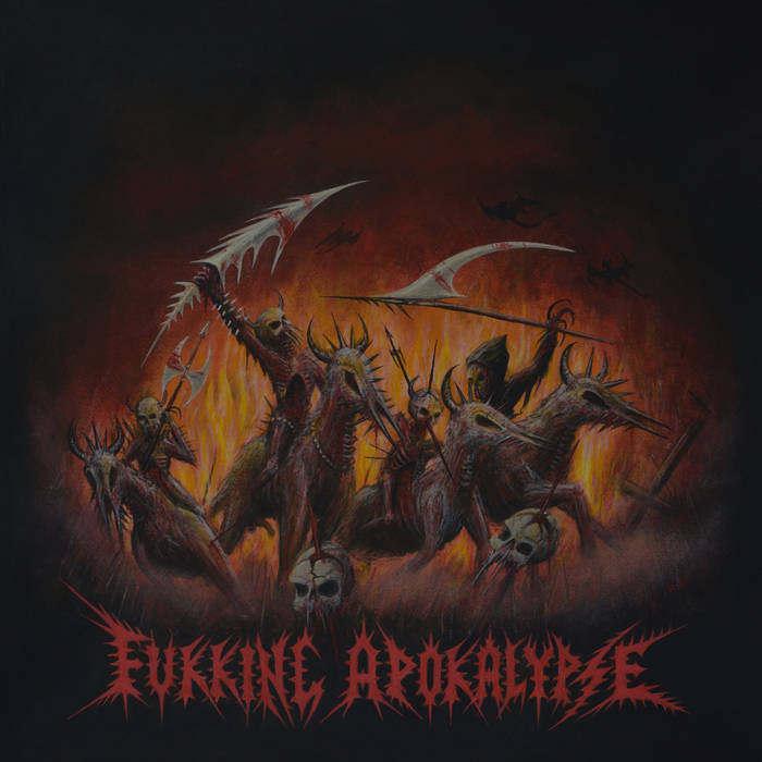 RUIN / THY FEEBLE SAVIOUR Fukking Apocalypse LP