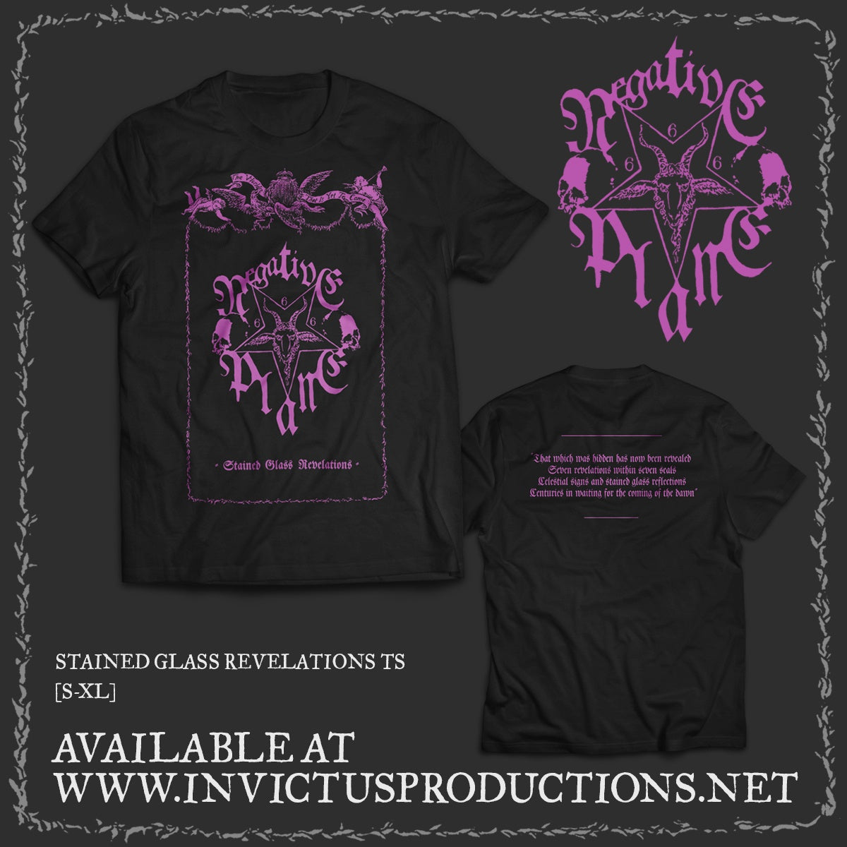 NEGATIVE PLANE Stained Glass Revelations T Shirt