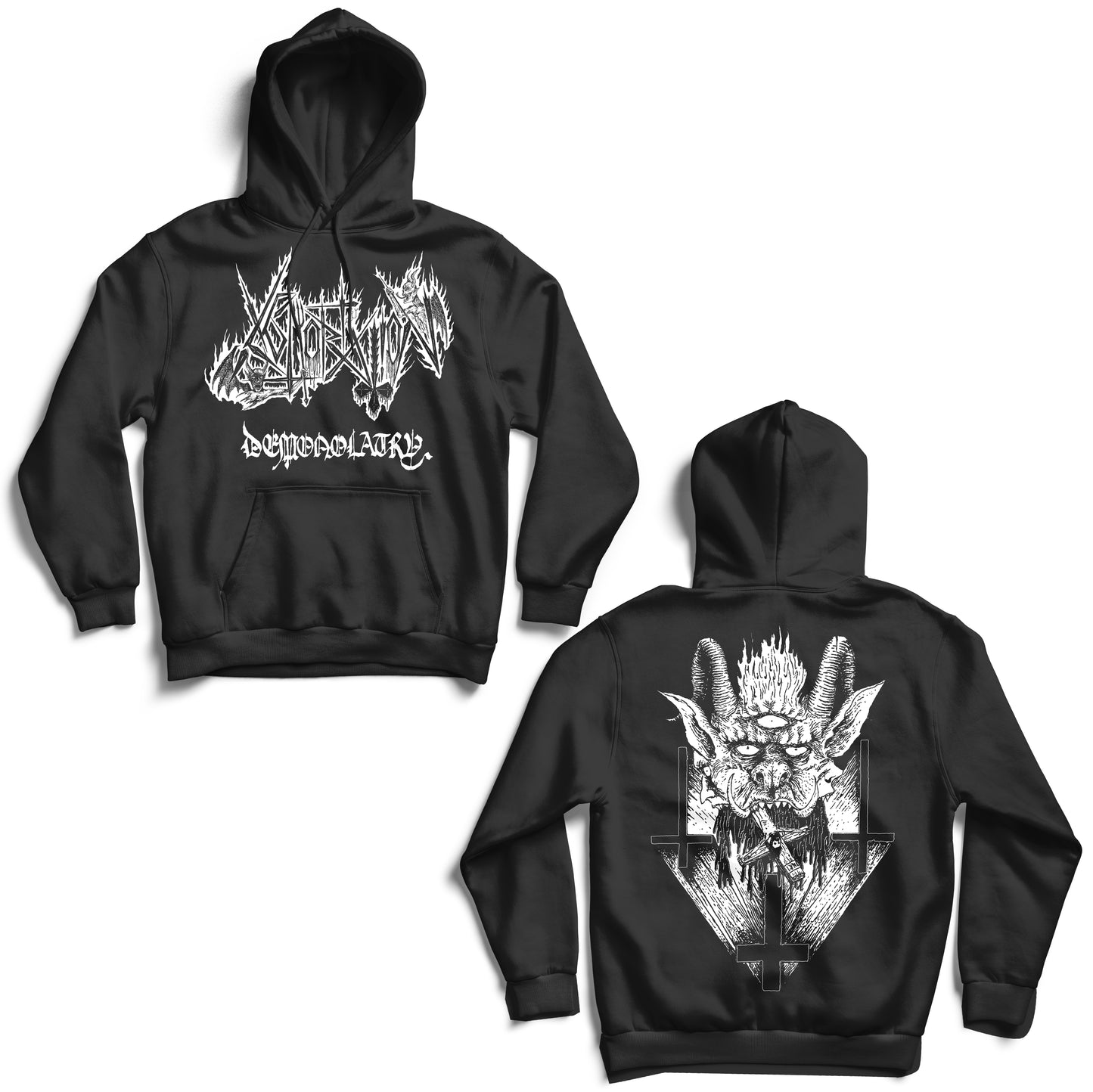 ABHORRATION Demonolatry Pullover Hooded Sweatshirt