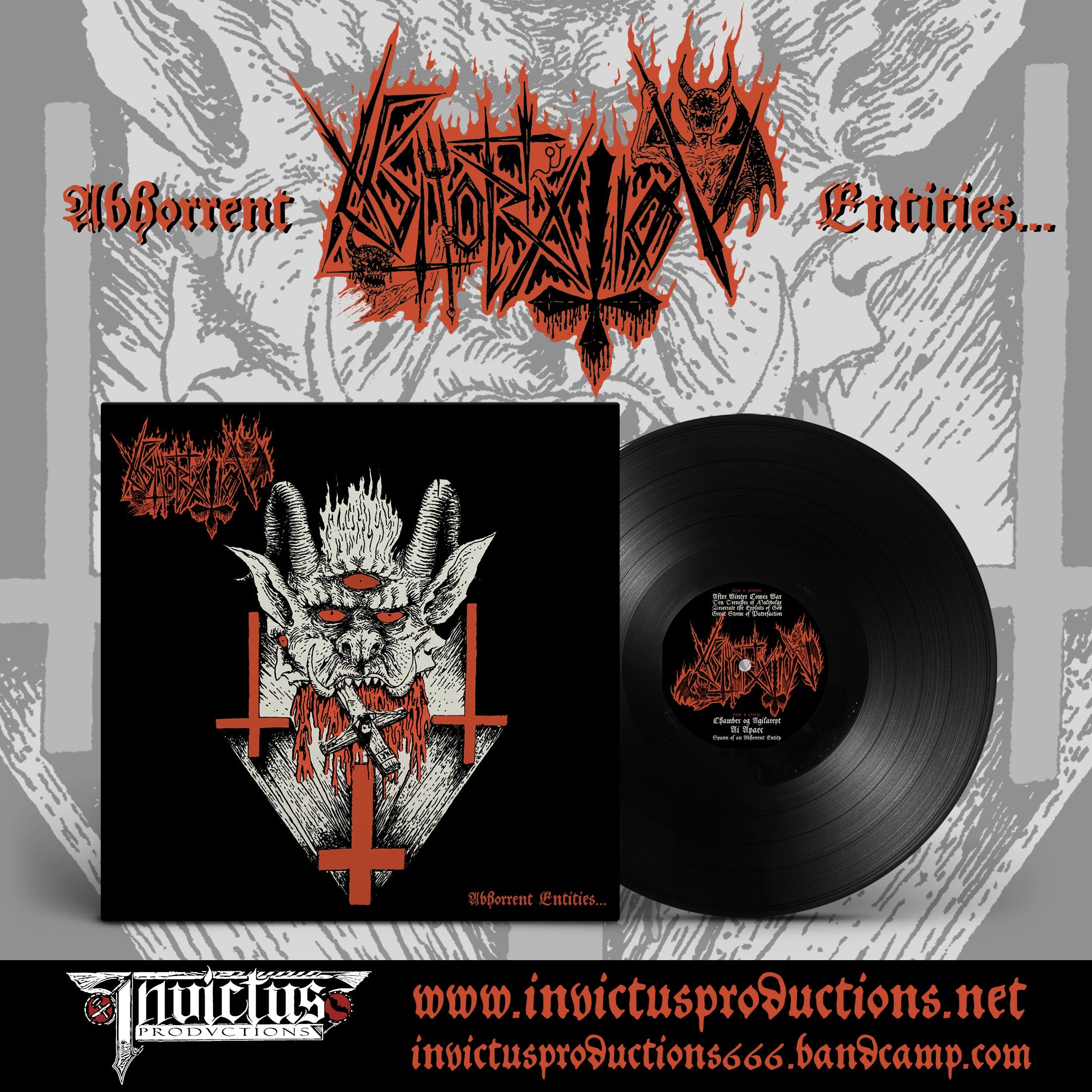 ABHORRATION Abhorrent Entities LP Available For Pre-Order NOW!