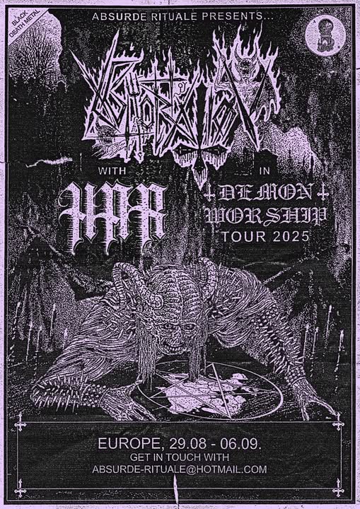 ABHORRATION on tour with HAR, August 29th - Sept 6th