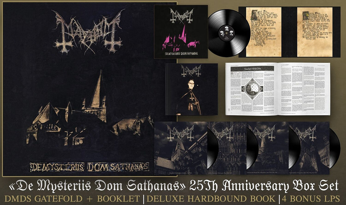Mayhem De Mysteriis Dom Sathanas 5 LP box set in stock now!