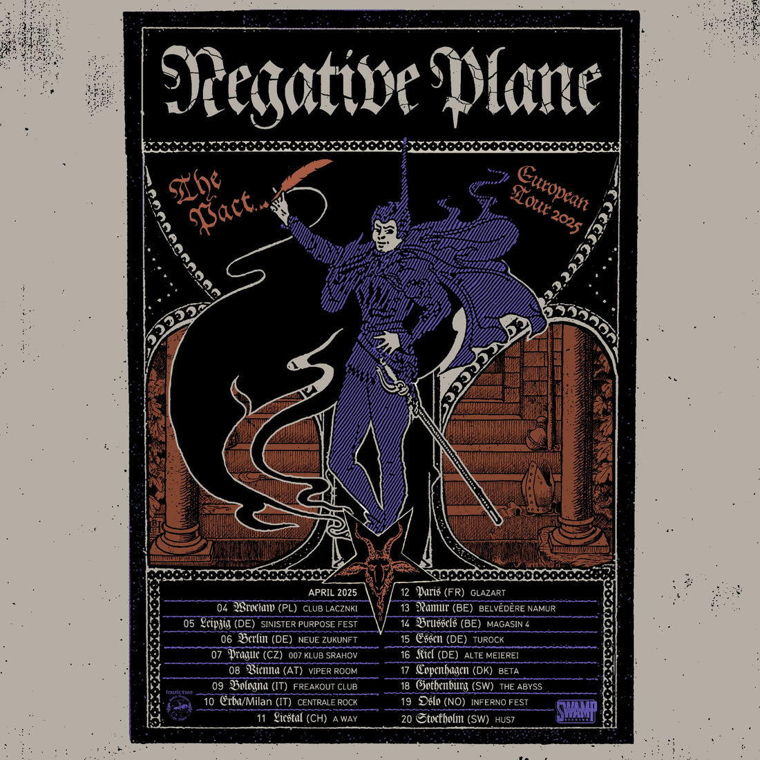 NEGATIVE PLANE European Tour April 2025!