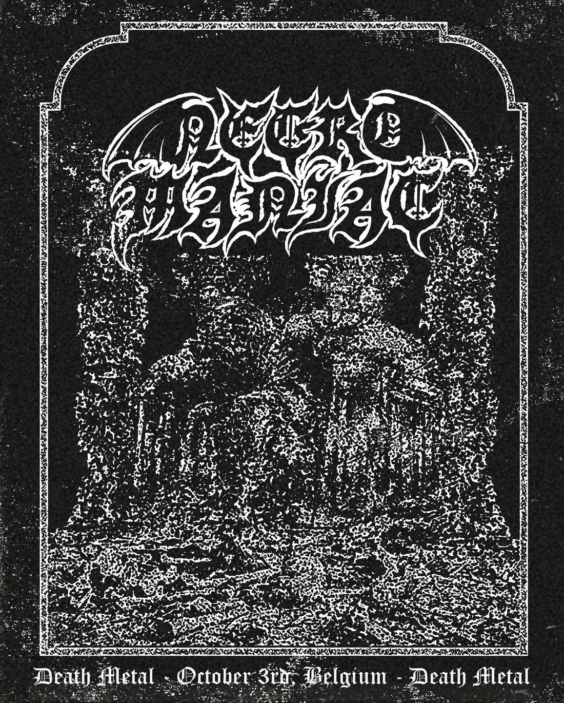 NECROMANIAC Announced for Temple Fire Festival, Brussels, October 3rd!
