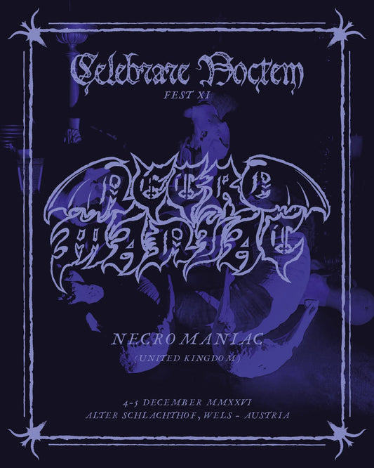 NECROMANIAC Announced for Celebrare Noctem Festival, Austria Dec 2026!
