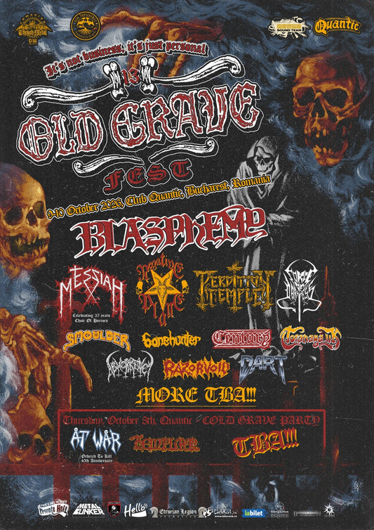 NEGATIVE PLANE and ABHORRENCY at Old Grave Festival, Bucharest, Romania. Oct 9/10!