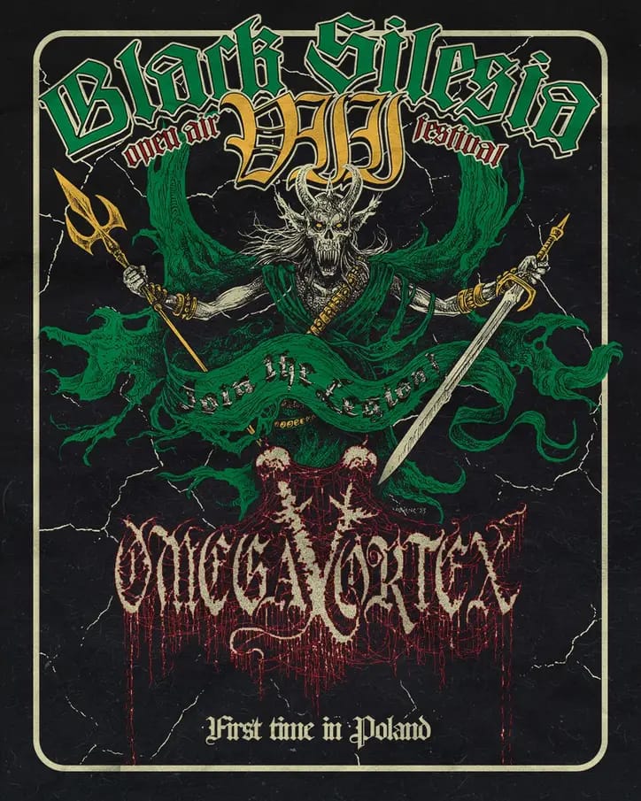 OMEGAVORTEX announced for Black Silesia Festival, Poland. June 14-15th!