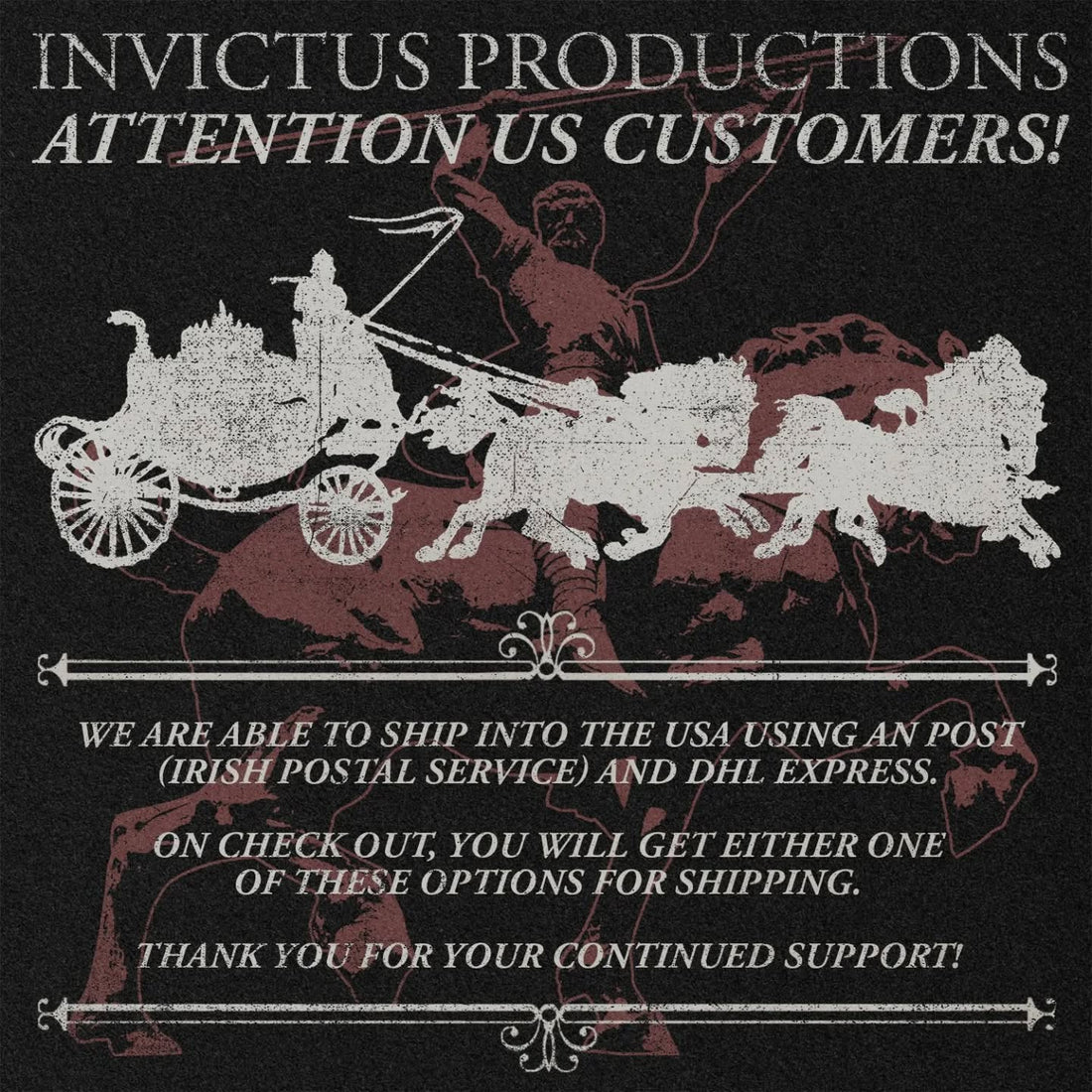 ATTENTION AMERICAN CUSTOMERS!