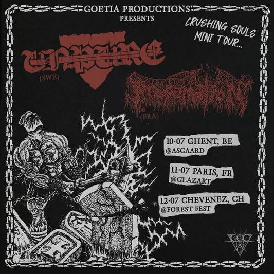 UNPURE Crushing Souls Mini Tour with PROFANATION July 2025!