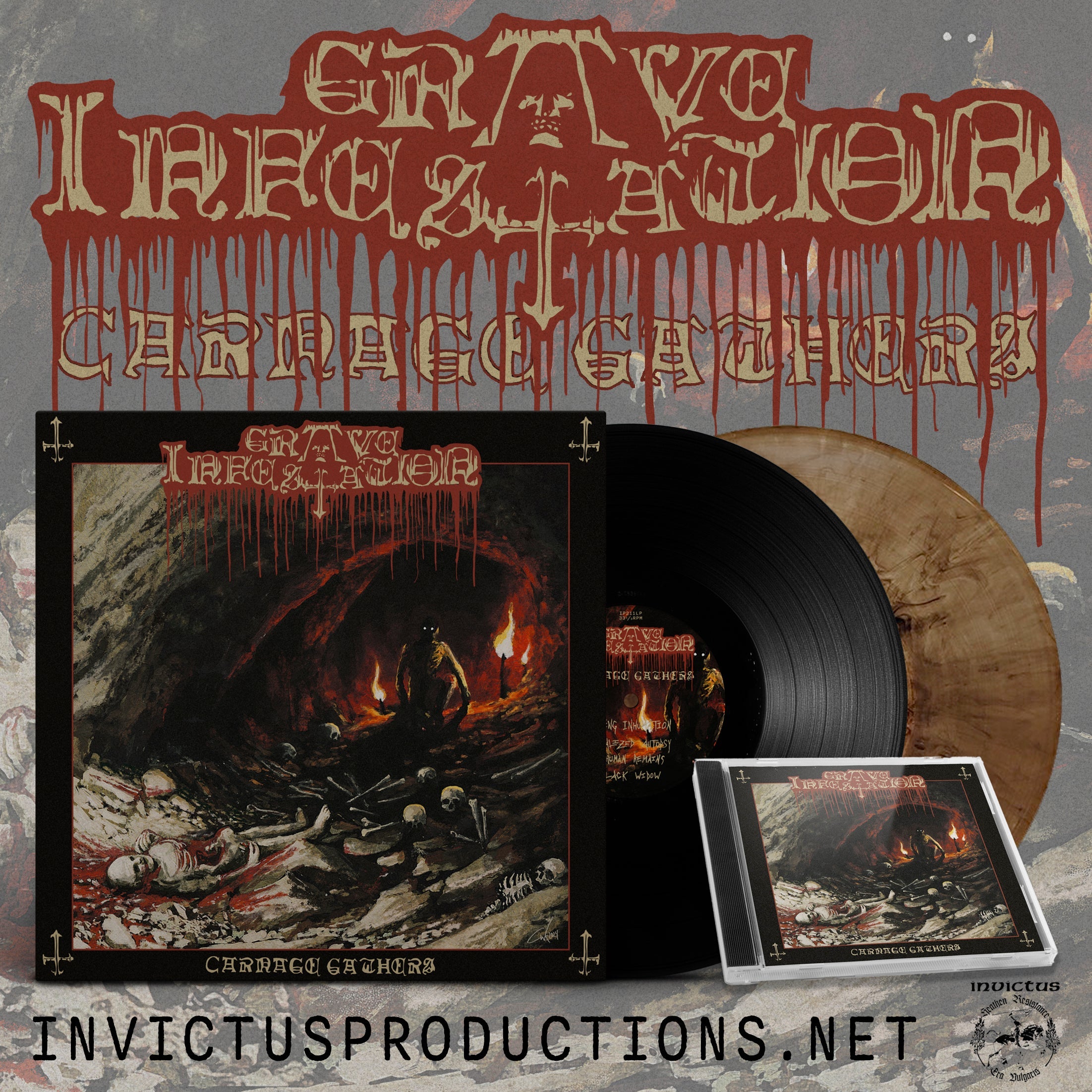 GRAVE INFESTATION Carnage Gathers LP OUT NOW!