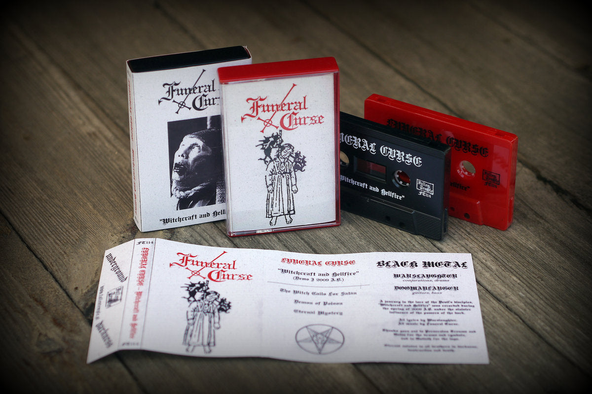 FUNERAL CURSE Witchcraft and Hellfire Cassette