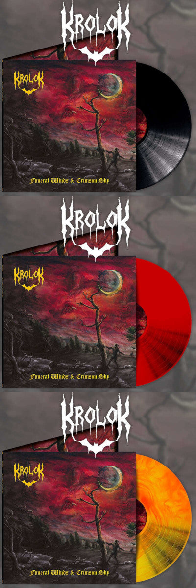 KROLOK - Funeral Winds & Crimson Sky - Gatefold LP (Red Vinyl)