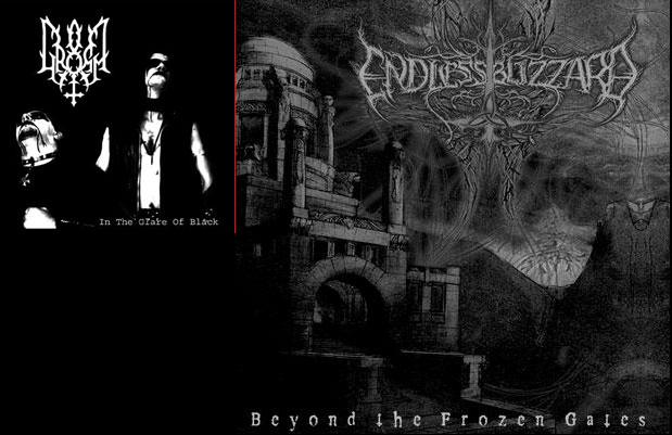 GROMM / ENDLESS BLIZZARD - In The Glare Of Black / Beyond Frozen Gates (CD)