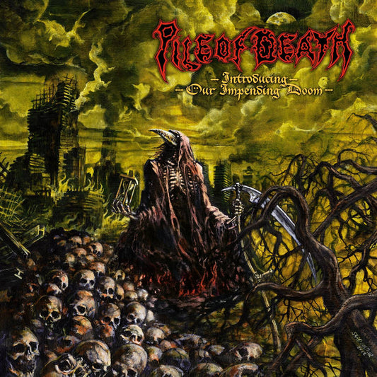 PILE OF DEATH - Introducing our Impending Doom - Red With Black Splatter Colour LP