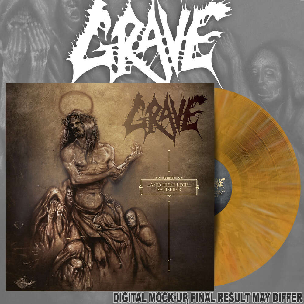 GRAVE - And Here I Die Satisfied (Re-issue) - Ltd LP (Citrus Vinyl)