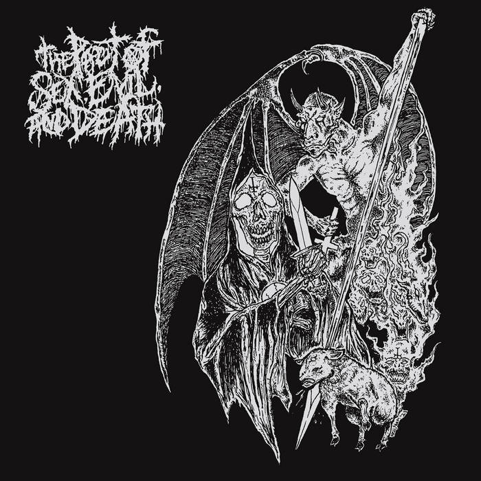 SEX MESSIAH / EVIL / IMMORTAL DEATH / RYO, MASAHARU & MOENOS The Pact of Sex, Evil, and Death Split LP Gatefold