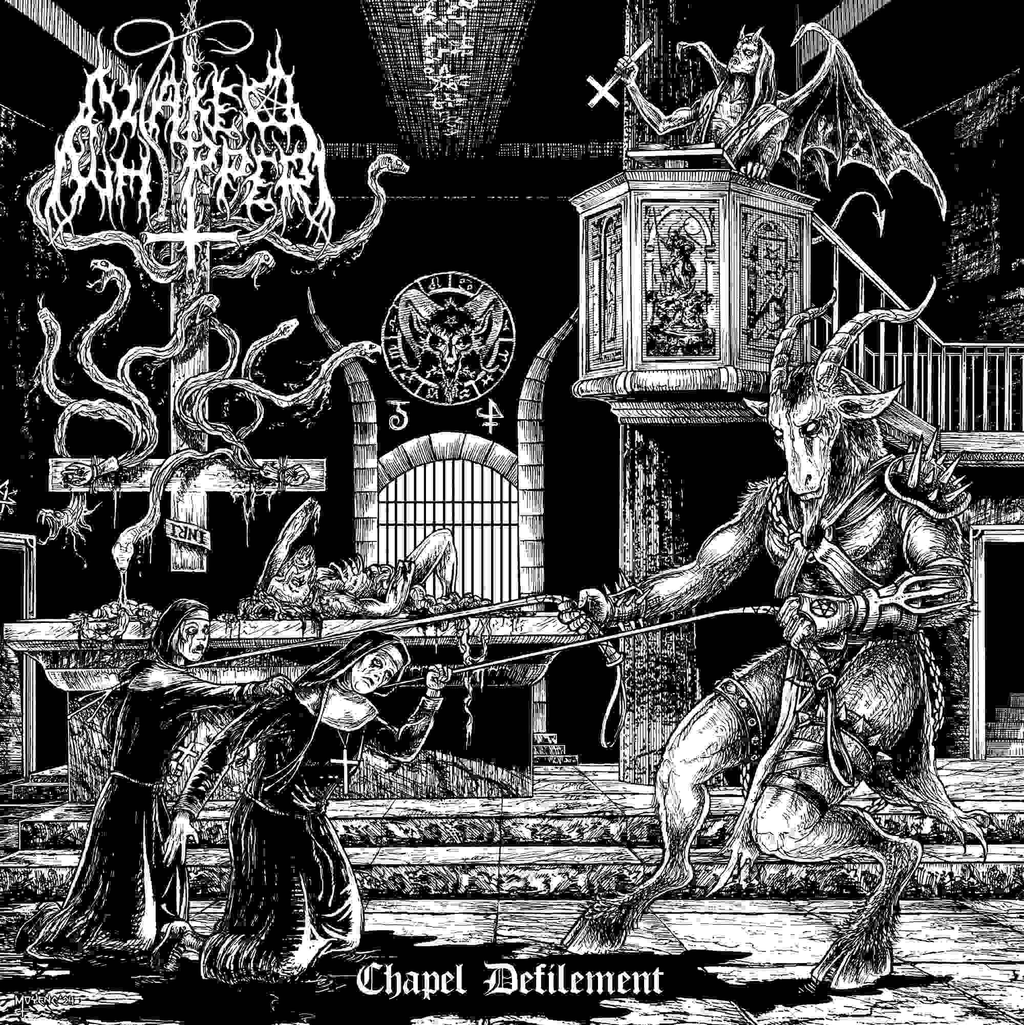 NAKED WHIPPER Chapel Defilement CD