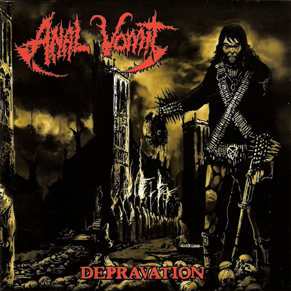 ANAL VOMIT - Depravation (Re-issue) - LP (Splatter Vinyl)