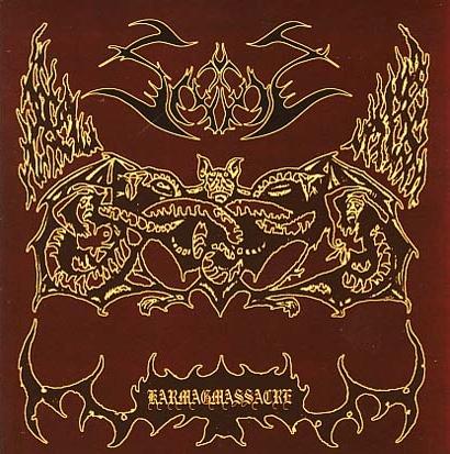 SABBAT Karmagmassacre Gatefold LP Gold/Black Marbled Vinyl)