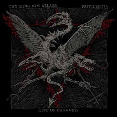 THY KINGDOM ABLAZE / RITE OF DARKNESS / PESTILENTIA Tenebrious Triumvirate CD A5 Digifile