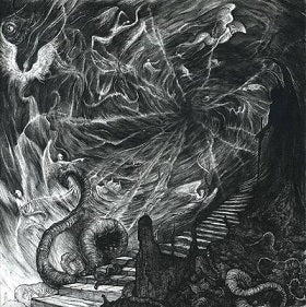 MAVETH / EMBRACE OF THORNS A Plague Through the Heavens LP (red vinyl)