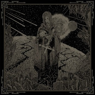Witchmaster/Voidhanger - Razing the Shrines of Optimism LP gatefold