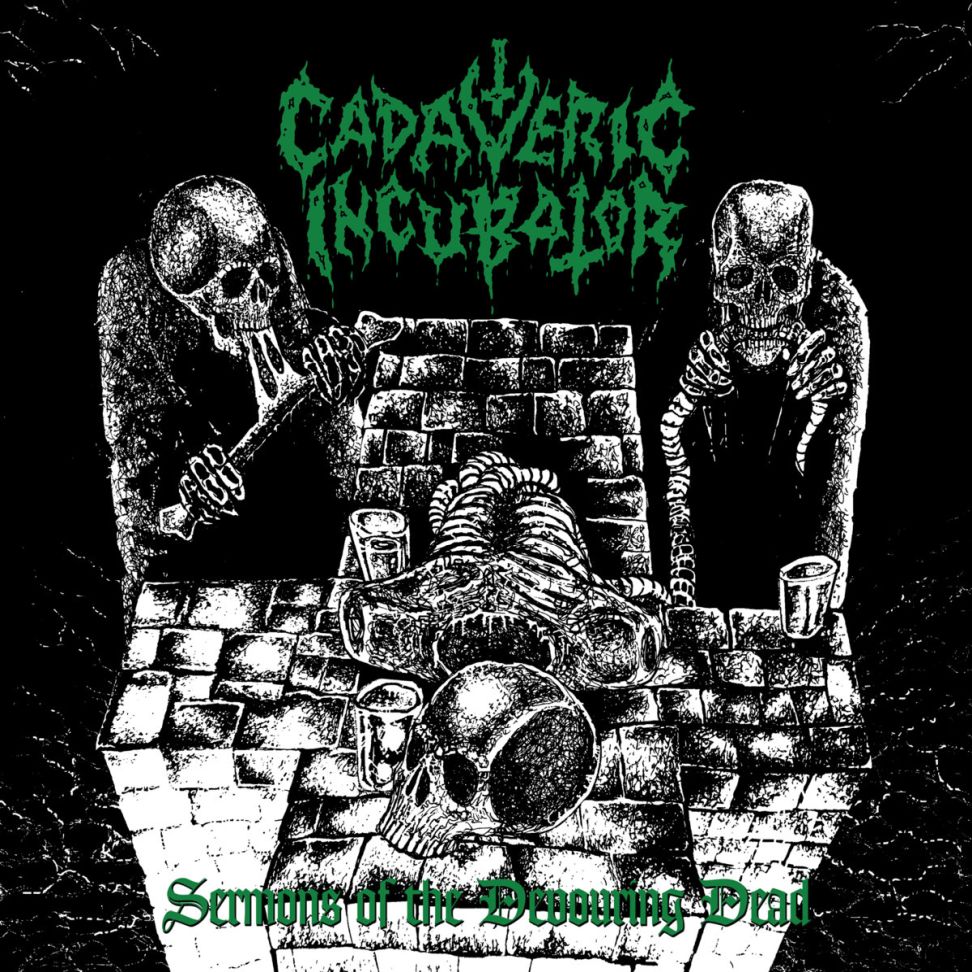 CADAVERIC INCUBATOR - Sermons Of The Devouring Dead (12" LP on Green Galaxy Vinyl)
