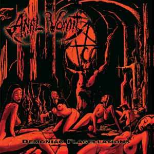 ANAL VOMIT - Demoniac Flagellations (Re-issue) - LP (Splatter)
