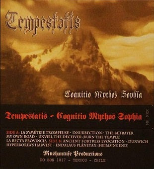 TEMPESTATIS (chile) - Cognitio Mythos Sophia Cassette