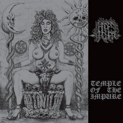 HADES ARCHER - Temple Of The Impure (12" LP on Silver Vinyl w/ Booklet)
