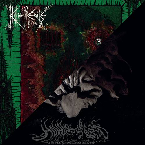 Howls of Ebb/Khthoniik Cerviiks  - With Gangrene Edges / Voiidwarp LP