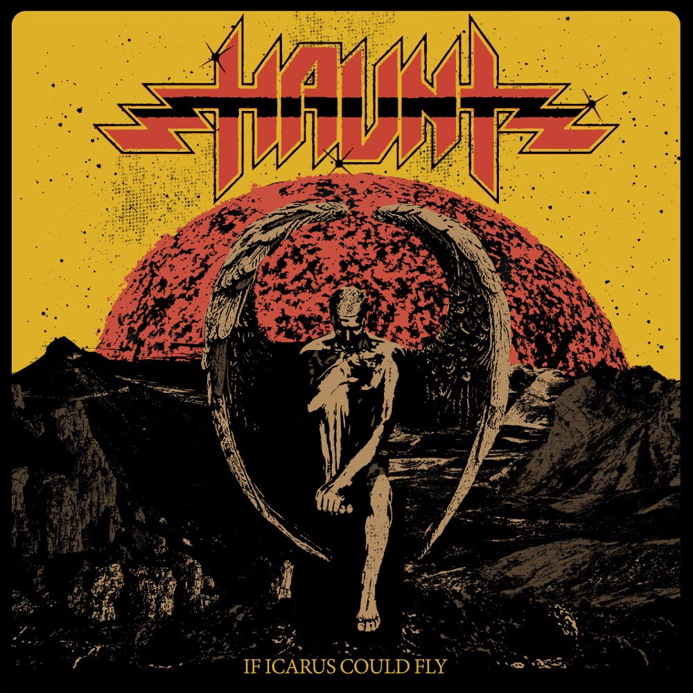 HAUNT - If Icarus Could Fly (12" LP on Mustard/Red Half & Half Vinyl w/ Black Splatter)