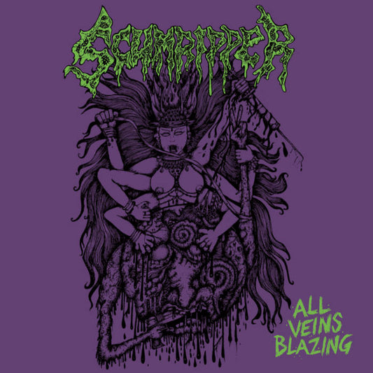 SCUMRIPPER - All Veins Blazing (12" LP on Purple w/ Black Splatter)