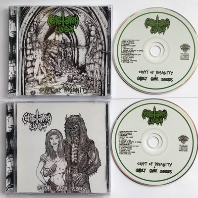 Cemetery Lust - "Unholy Gravebangers / Crypt of Insanity" CD