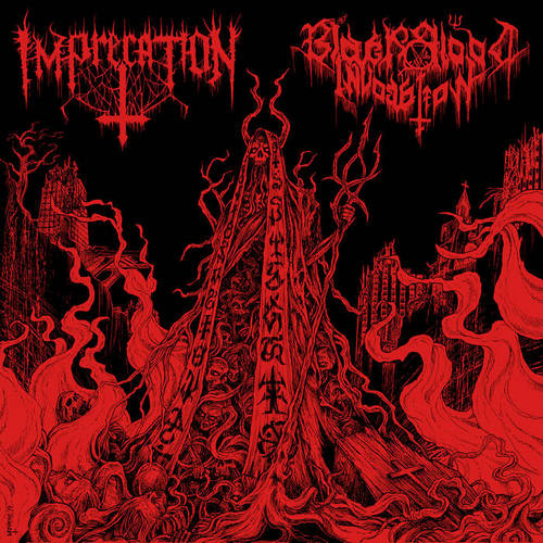 Imprecation / Black Blood Invocation - Diabolical Flames of the Ascended Plague DCD Digipak