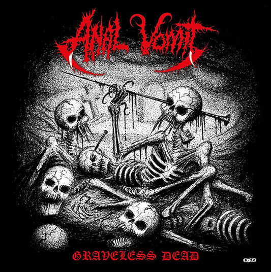 ANAL VOMIT Graveless Dead 7" w/Insert + POSTER