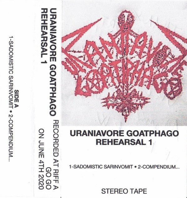 URANIAVORE GOATPHAGO (Ita) "Compendium of Nucleargoat Abominations" Cassette
