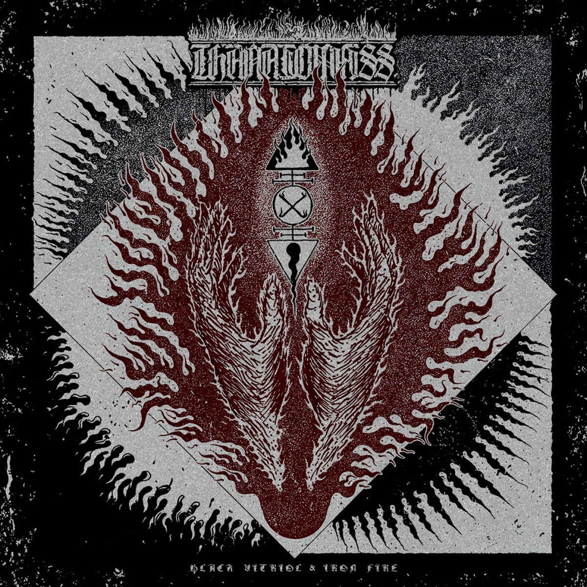 Thanatomass - Black Vitriol & Iron Fire LP (silver vinyl)