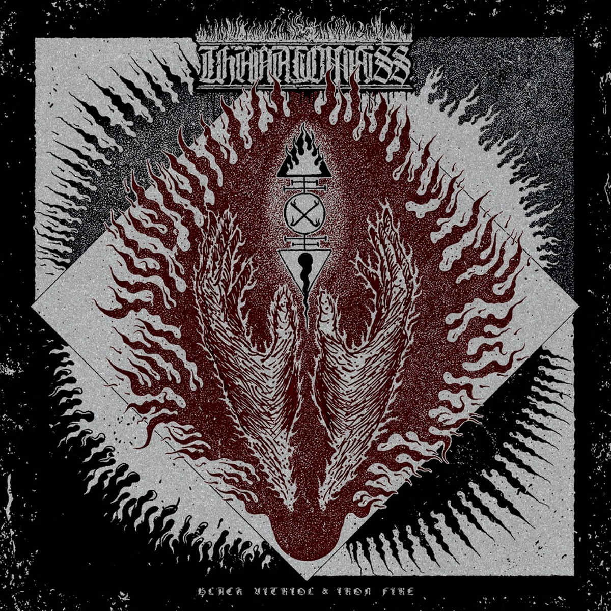 THANATOMASS Black Vitriol & Iron Fire LP (silver vinyl)