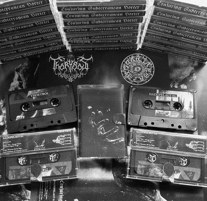 THORYBOS / HADOPELAGYAL Conjuring Subterranean Vortex Cassette