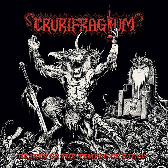 Crurifragium - Beasts of the Temple of Satan LP (limited red vinyl)